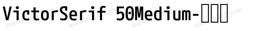 VictorSerif 50Medium字体转换